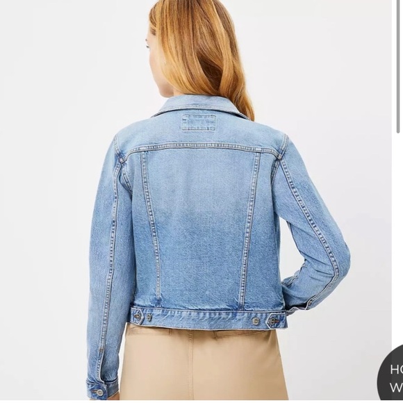 LOFT Light Denim Jacket - Picture 7 of 8